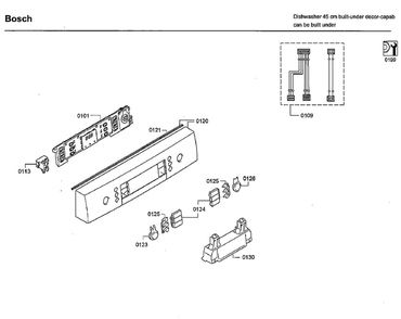 Part Location Diagram of 11016042 Bosch PANEL FRAME