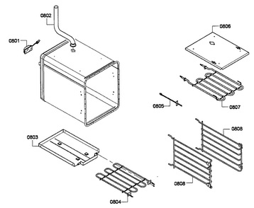 Small Oven Diagram and Parts List for PRD486GDHU 01 Thermador Range