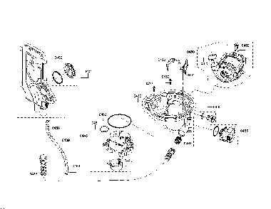 Water inlet/heat pump/sump Diagram and Parts List for SHX863WB5N 10 Bosch Dishwasher