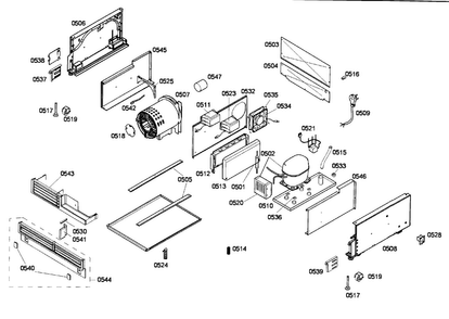 Part Location Diagram of 00248762 Bosch PANEL-BASE