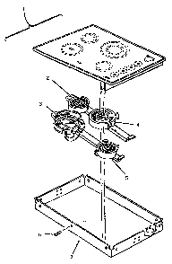 Body And Elements Diagram and Parts List for CHCV30  Thermador Cooktop