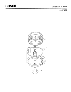 01 - COMPLETE Diagram and Parts List for MUZ7ZP1  Bosch Mixer