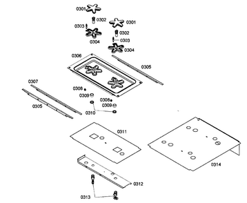 Part Location Diagram of 00369945 Bosch PANEL-INSERT
