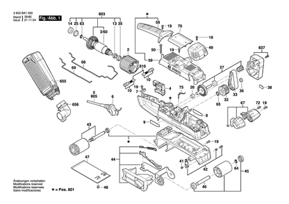 Part Location Diagram of 1619X06542 Bosch Lead White