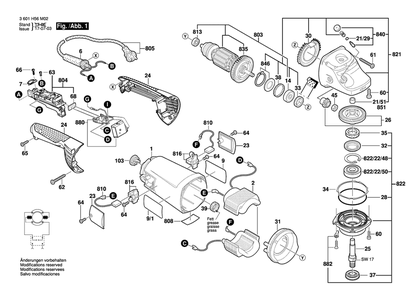 Part Location Diagram of 1607000C22 Bosch Bearing Flange 230 Mm