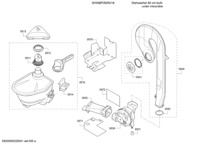 Part Location Diagram of 10007674 Bosch PROTECTIVE COVER