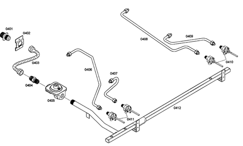 Part Location Diagram of 00425445 Bosch ADAPTER