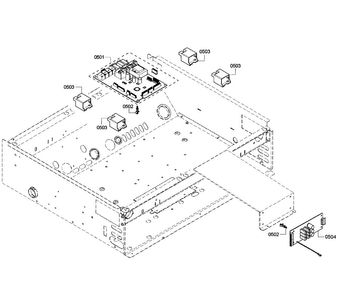Pcb's Layout Diagram and Parts List for PRD304GHU 10 Thermador Range