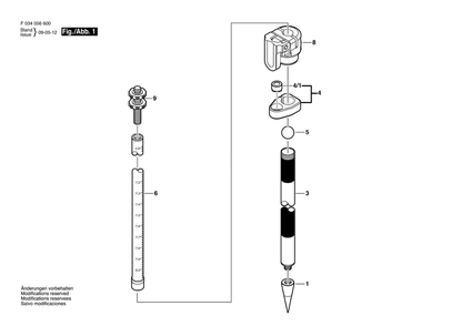 Part Location Diagram of 2610A10209 Bosch DP-5 B POINT ASSY COMPLETE