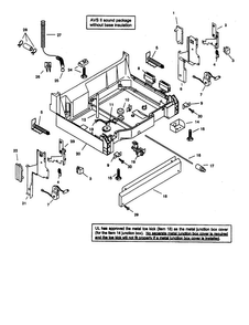 Base Diagram and Parts List for SHU66E05UC 14 Bosch Dishwasher