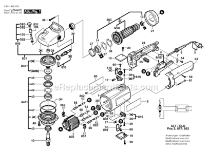 Part Location Diagram of 3601110276 Bosch Manufacturer's Nameplate