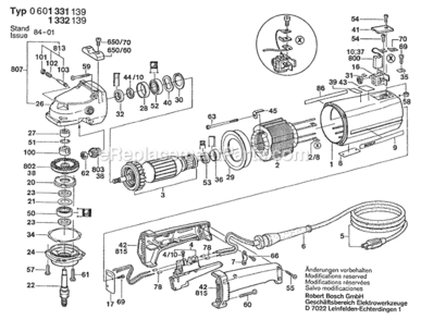 Part Location Diagram of 1603300009 Bosch Nut