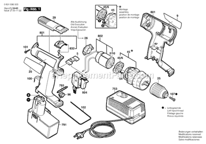 Part Location Diagram of 2601118629 Bosch Sticker