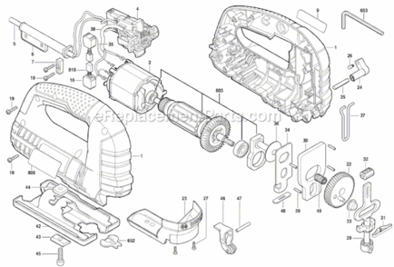 Part Location Diagram of 2601016065 Bosch Tool SPLINTERING PROTECTOR