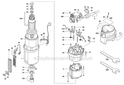 Page A Diagram and Parts List for MRP23EVS  Bosch Router
