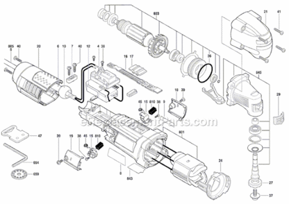 Part Location Diagram of 2600210026 Bosch Tool O-RING