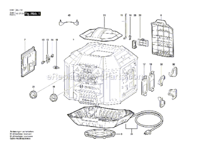 Part Location Diagram of 2610008328 Bosch Tool KNOB