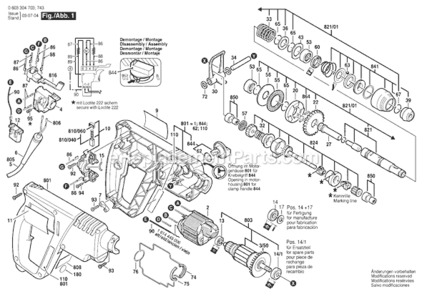 Part Location Diagram of 1601118B75 Bosch Reference Plate