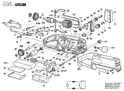 Part Location Diagram of 2607000102 Bosch Parallel-Guide