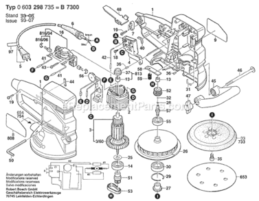 Part Location Diagram of 2605411068 Bosch Dust Bag