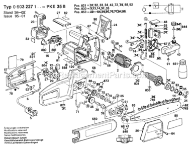 Part Location Diagram of 2600703011 Bosch Tool GROMMET