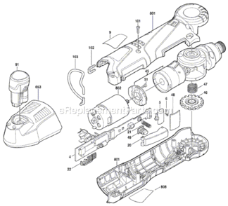 Part Location Diagram of 2609110538 Bosch Tool SCREW