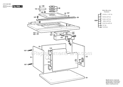 Part Location Diagram of 2610927740 Bosch Tool KIT