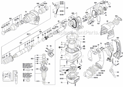 Part Location Diagram of 16170006AU Bosch Tool ARMATURE