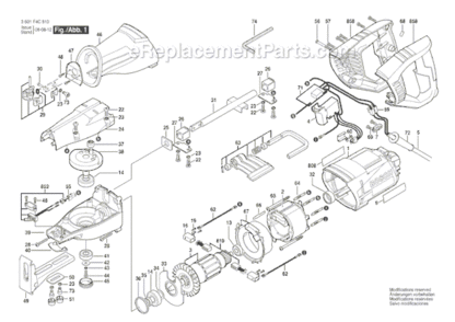 Part Location Diagram of 1619P04820 Bosch Tool WASHER