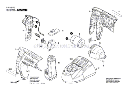 Part Location Diagram of 2609110838 Bosch Tool CLIP
