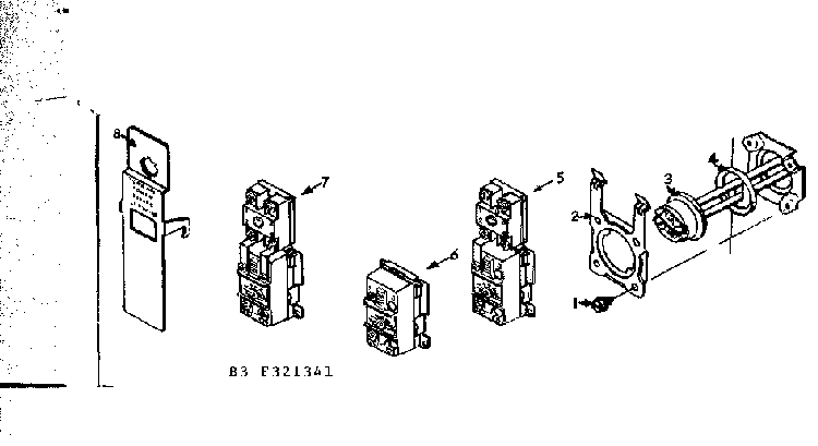 Functional Replacement Parts Diagram and Parts List for 153321381  Kenmore Water Heater