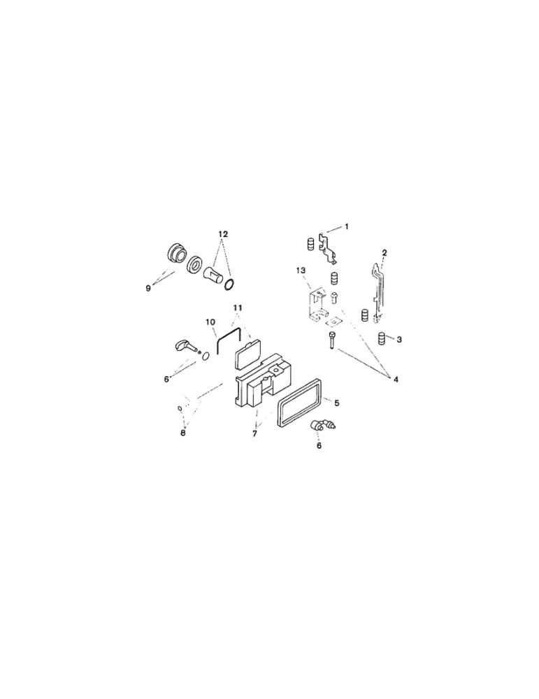 Dispenser Diagram and Parts List for SMU2042UC 13 Bosch Dishwasher