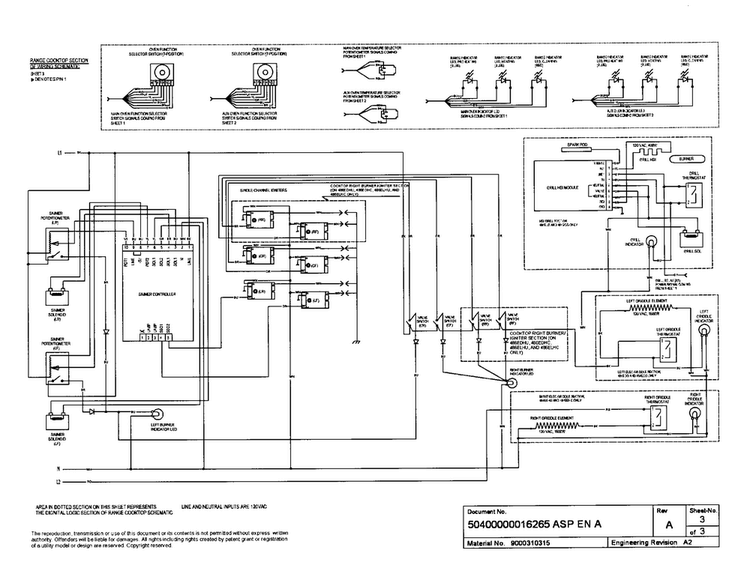 Wiring Diagram Diagram and Parts List for PRD486EDHC 01 Thermador Range