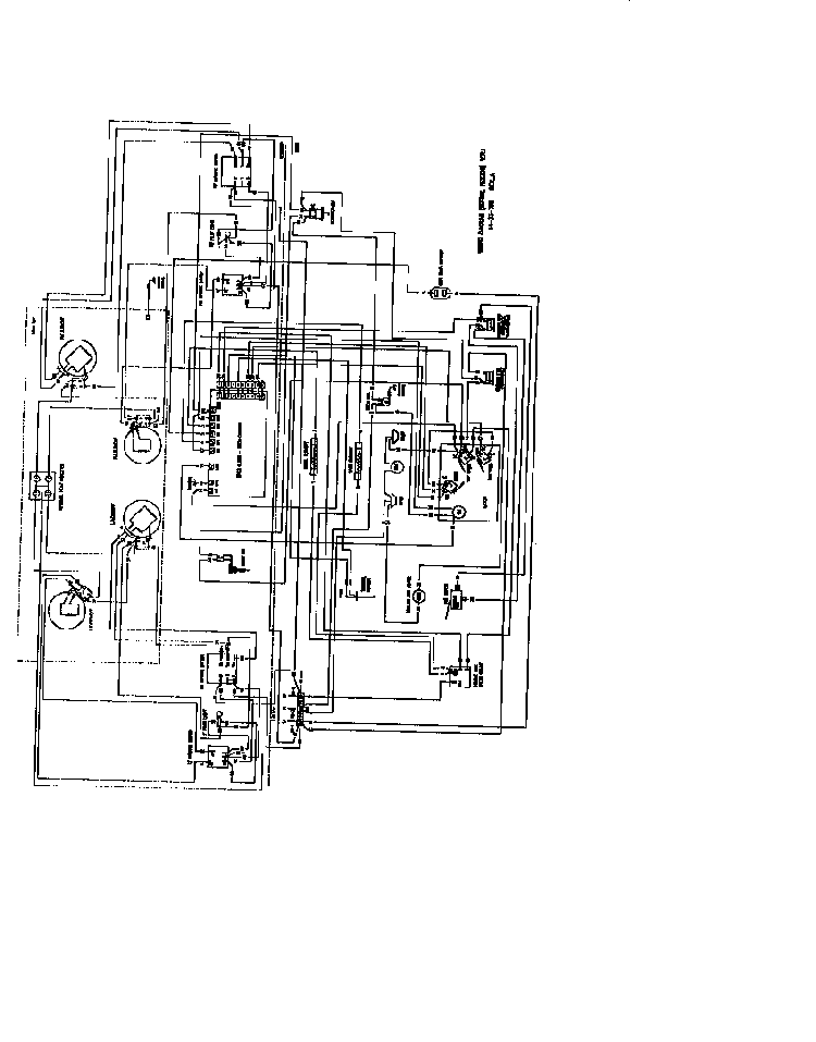 Wiring Diagram Diagram and Parts List for RDF30RS(PRIOR-9707)  Thermador Range