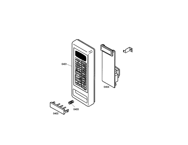 Escutcheon Base Diagram and Parts List for PODMW301-01  Thermador Wall Oven