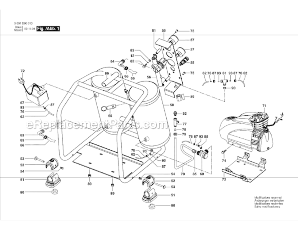 Page A Diagram and Parts List for CET3-10  Bosch Compressor