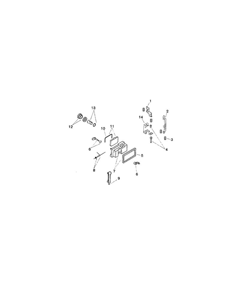 Dispenser Diagram and Parts List for SMU7052UC-09 FD7307, 7504-7506 Bosch Dishwasher