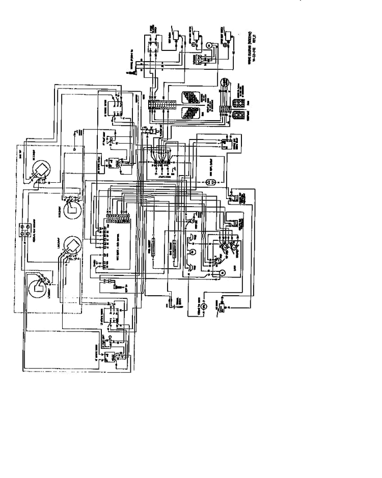 Wiring Diagram Diagram and Parts List for RDF30RS(PRIOR-9707)  Thermador Range