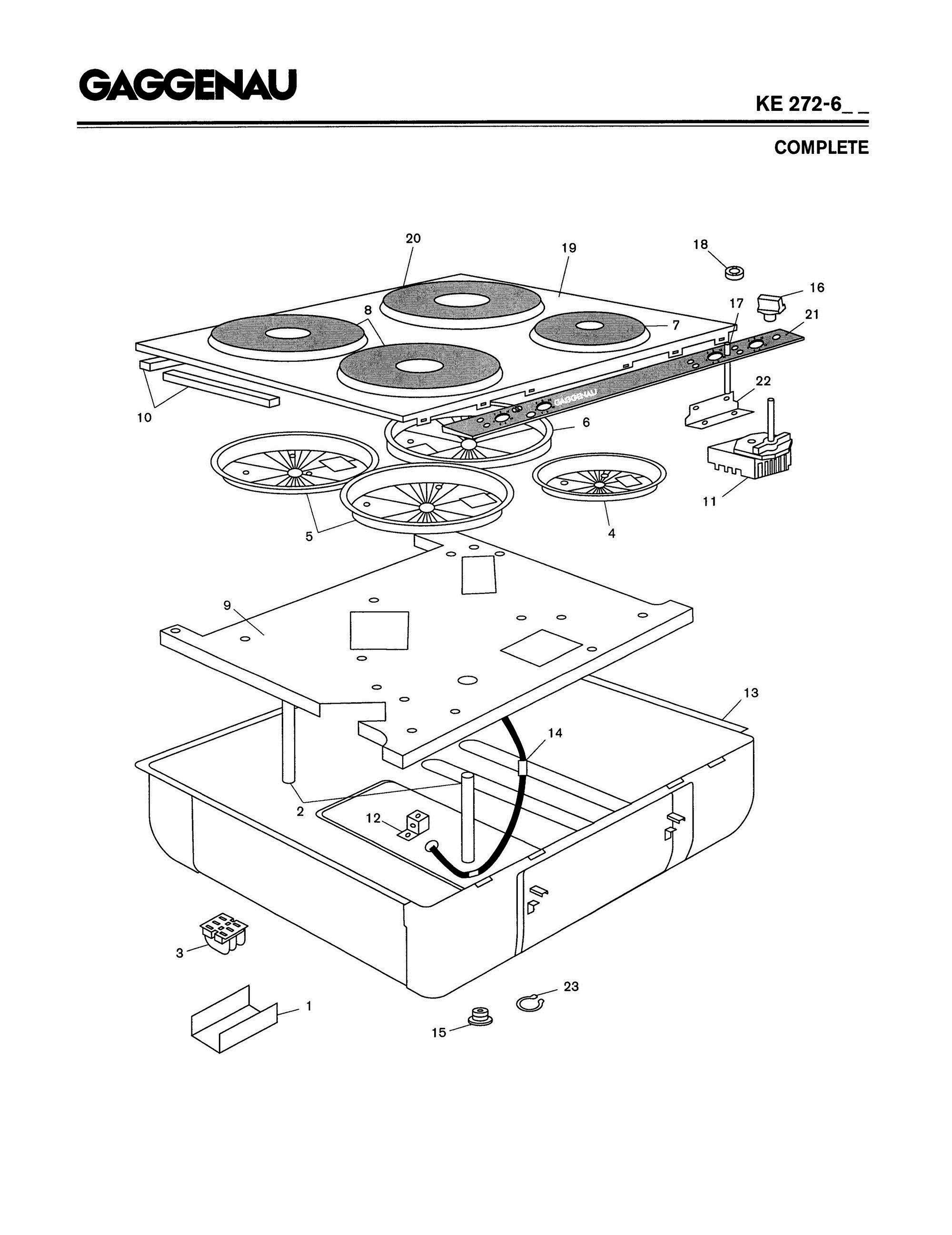 01 - COMPLETE Diagram and Parts List for KE272-6__  Bosch Range