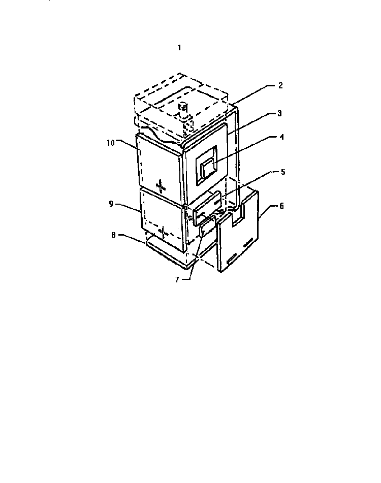 Oven Insulation Kit Diagram and Parts List for CMT127N-01  Thermador Microwave