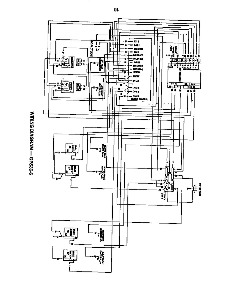 Page 16 Diagram and Parts List for GPS486GDS  Thermador Cooktop