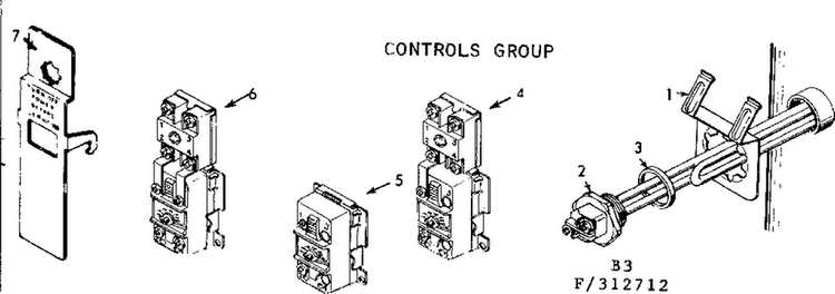Functional Replacement Parts Diagram and Parts List for 153312712  Kenmore Water Heater