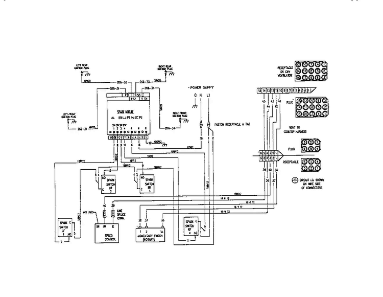 Section 15 Diagram and Parts List for GGNCV30  Thermador Cooktop