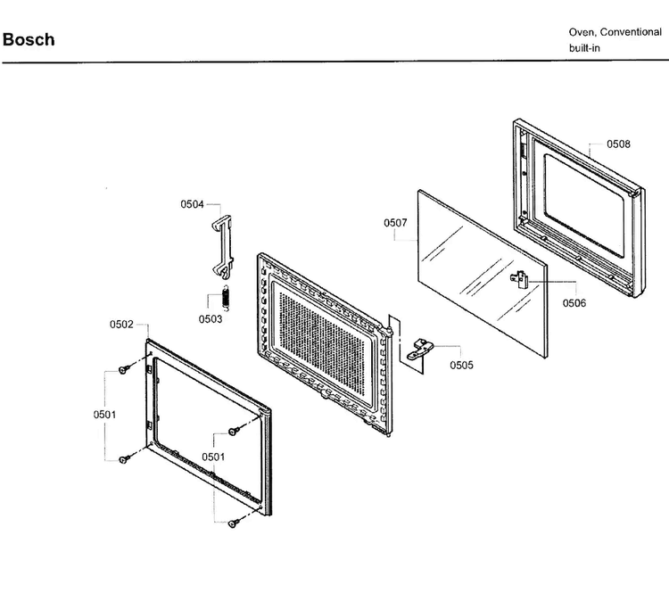 Microwave Asy Diagram and Parts List for HBL8750UC 12 Bosch Microwave Oven Combo