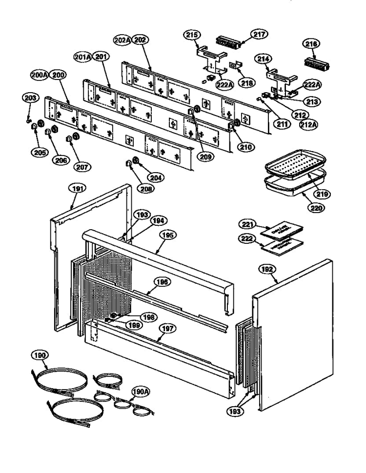 Page 41 Diagram and Parts List for PRSE486GDS  Thermador Range