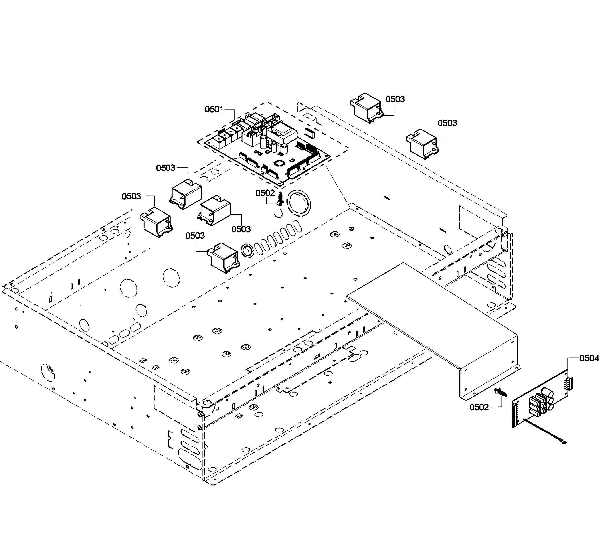 Pcb's Assy Diagram and Parts List for PRD366GHC 11 Thermador Range