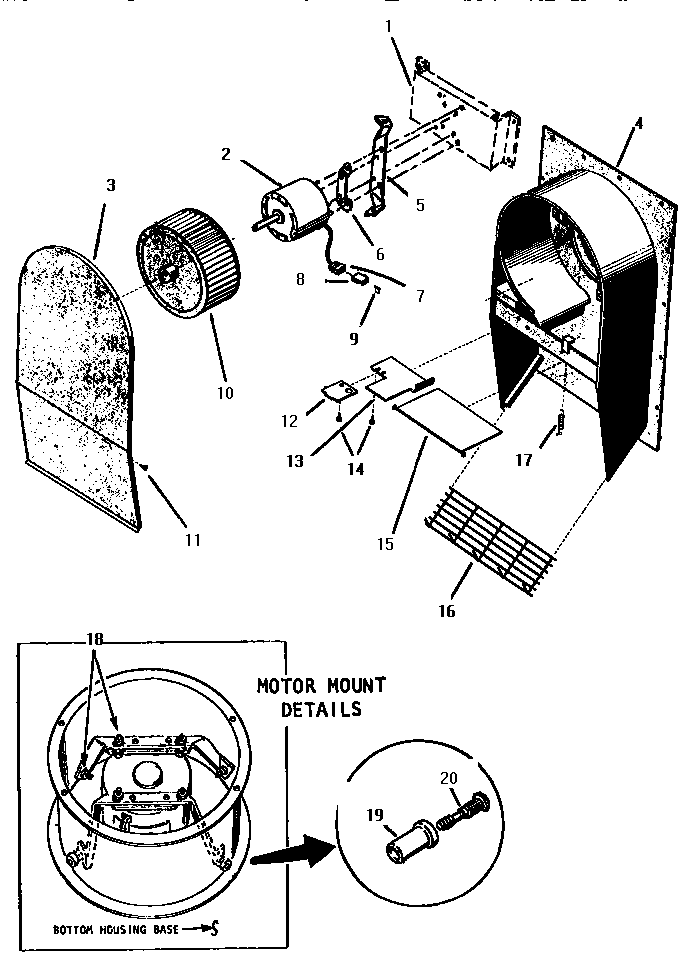 Section 1 Diagram and Parts List for VR600  Thermador Range Hood