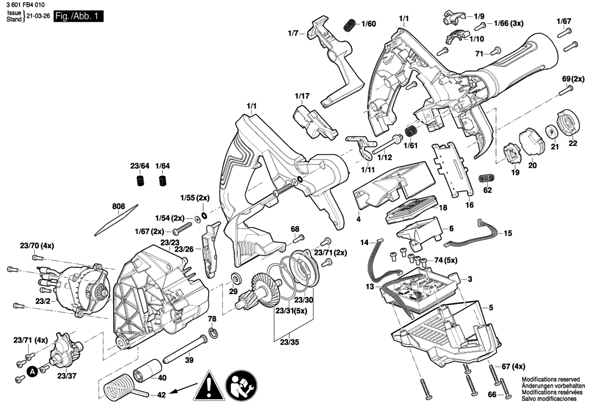 Bosch Gkt18v-20gcl Diagram and Parts List for GKT18V-20GCL  Bosch Circular Saw