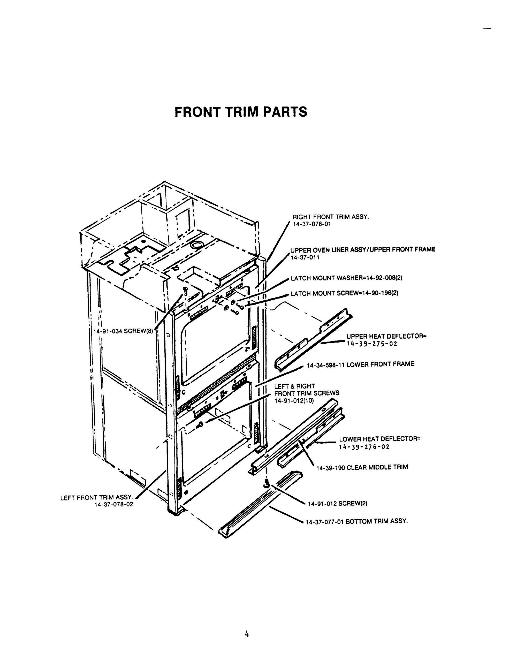 05 - FRONT TRIM Diagram and Parts List for CMT-127  Bosch 