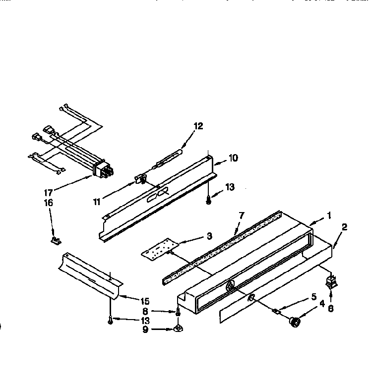 Control Panel Diagram and Parts List for TSS36DAW-06  Thermador Refrigerator